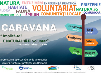Caravana “Implică-te! E NATURAL să fii voluntar” ajunge la Timişoara