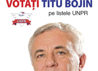 Titu Bojin, candidatul pe lista UNPR la Consiliul Judeţean Timiş: „Totul pentru bunăstarea timişenilor şi aducerea judeţului Timiş în frunte, acolo unde îi este locul!” (P)