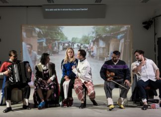 Flavius Retea, actor al TNTm, pe scena Staatstheater Braunschweig