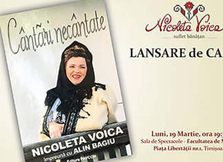 Nicoleta Voica lanseară prima carte de poezii, „Cântări necântate” împreună cu Alin Bagiu