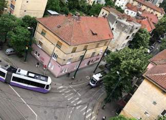 Tramvaiele Armonia blocate la Piata 700. Update: circulatia s-a reluat in zona