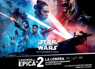 Concurs: câștigă o excursie pentru două persoane la Londra la premiera Star Wars: The Rise of Skywalker