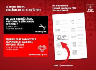 Românii votează cu inima, românii votează Viorica Dăncilă!