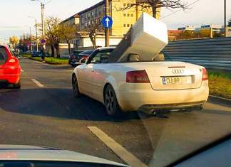 Imaginea zilei în Timișoara – șofer cu număr de Dolj, pericol public pe străzile orașului