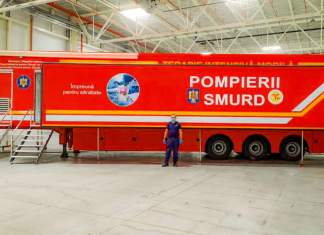 Unitate mobilă cu 12 paturi de terapie intensivă pentru îngrijirea bolnavilor de Covid-19 în Timiș (foto)