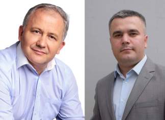 Deputatul Cornel Sămărtinean și ministrul secretar de stat Alexandru Mutruc aleșii PMP Timiș pentru Consiliul Județean și Primăria Timișoara