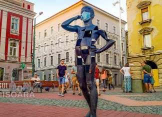 Masca devine obligatorie de azi în Timișoara în spațiile publice deschise