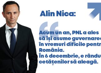 Alin Nica: ”Pe 6 decembrie, ei nu vor sta acasă, dar se vor folosi din plin dacă tu o vei face” (P)