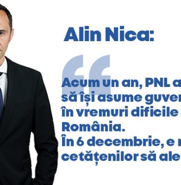 Alin Nica: ”Pe 6 decembrie, ei nu vor sta acasă, dar se vor folosi din plin dacă tu o vei face” (P)