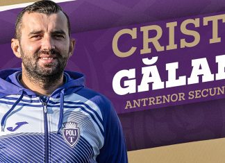 Cristi Gălan – noul antrenor secund de la Poli Timișoara