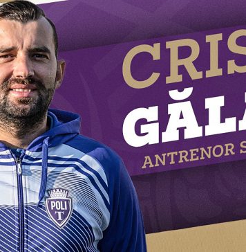 Cristi Gălan – noul antrenor secund de la Poli Timișoara
