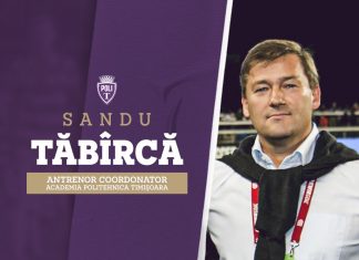Cine este Sandu Tăbîrcă, noul antrenor al Academiei Politehnica Timișoara?