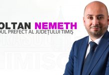 Zoltan Nemeth (USR Plus) desemnat pentru funcția de prefect de Timiș