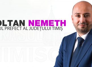 Zoltan Nemeth (USR Plus) desemnat pentru funcția de prefect de Timiș