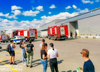 Incendiu la o hala cu produse automotive din Calea Buziasului