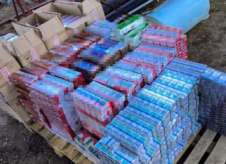 Au găsit peste 9.000 de pachete de țigări netimbrate la o percheziție