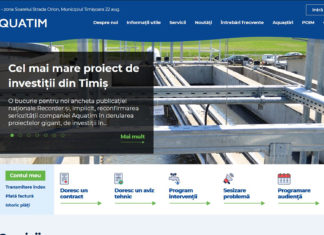 Aquatim are un site nou, dinamic și modern
