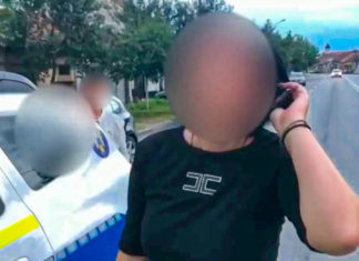 Culmea tupeului la o șoferiță „persoană publică” prinsă de polițiști cu 0,15% alcoolemie la volan (video)