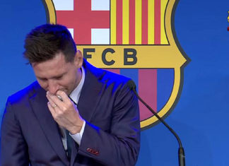 Lionel Messi se desparte în lacrimi de FC Barcelona (video)