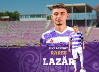Rareş Lazăr a semnat cu Politehnica Timișoara