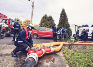 Simulări efectuate cu succes de ISU Timiș într-un eveniment internațional desfășurat în Timișoara și județ
