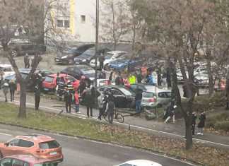 Accident în Calea Șagului – dosar penal pentru un șofer care a intrat pe contrasens pe Rebreanu și a rănit 3 persoane (foto)
