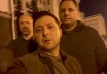Președintele Zelenski, mesaj emoționant din Kiev: Cu toții suntem aici să aparăm independența noastră, aparăm Ucraina (video)