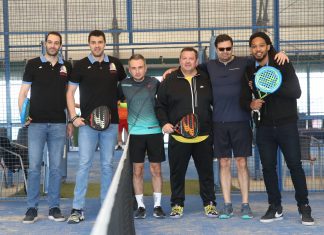 Baschetbaliștii de la SCM OHMA Timişoara s-au alăturat jucătorilor de padel