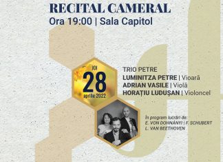 Trio Petre va susține azi un recital la Filarmonica Banatul