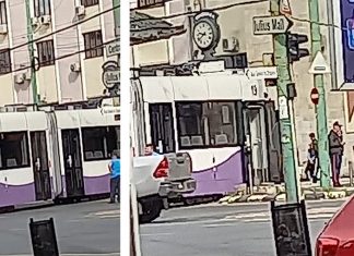 Din nou avem un tramvai deraiat la Gara de Nord, la nici o lună de la înlocuirea șinelor. STPT spune că vatmanul nu a adaptat viteza și vrea să îl concedieze