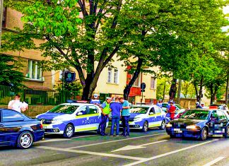 Razie a polițiștilor de la Rutieră în Municipiul Timișoara