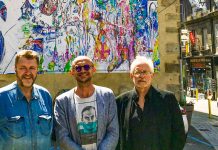 Timișoreanul Cristian Sida a inaugurat o pictură murală de mari dimensiuni în Franța