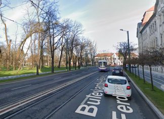 Bărbat de 70 de ani, accidentat de tramvai în timp ce traversa neregulamentar strada în zona centrală a orașului