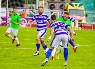 Poli Timișoara – învinsă din nou acasă! Timișorenii rămân pe locuri retrogradabile după înfrângerea suferită pe teren propriu în fața celor din Tg. Jiu (video)