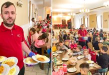 Fapte bune la Șag : „Un număr de 400 de copii preșcolari și școlari beneficiază de masă de prânz gratuită.”