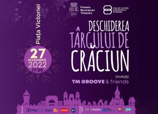 27 noiembrie ora 17:30 – Deschiderea Târgului de Crăciun și aprinderea iluminatului festiv