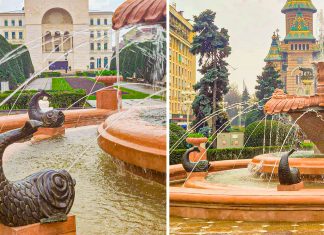 Adrian Orza despre Fântâna cu Pești: „asortată cu oalele de sarmale din ceramică, vândute la tarabe (..) e de un kitsch desăvârșit”