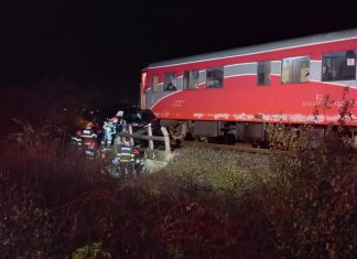 Neatent la trecerea căii ferate, un șofer de 65 de ani a fost accidentat de un tren ce circula pe ruta Lugoj-Timișoara