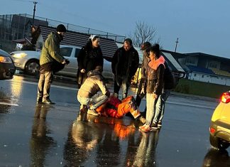 Pieton, lovit pe trecerea de pietoni de o șoferiță de 23 de ani