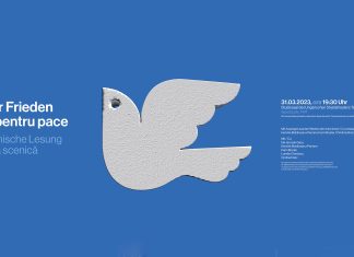 „Liber pentru pace” – un eveniment de solidarizare organizat la Teatrul German de Stat Timișoara