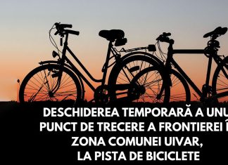 Veste bună pentru bicicliști : un weekend pe lună se va deschide un nou punct de trecere a frontierei cu Serbia, doar pe pista de biciclete