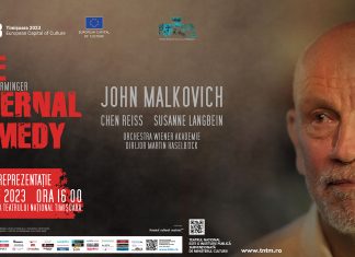 Teatrul Național anunță a treia reprezentație a spectacolului THE INFERNAL COMEDY cu John Malkovich