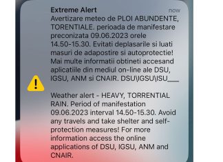 Avertizare cod roșu de averse torențiale pentru Ghiroda, Sânandrei, Giarmata și Dumbrăvița