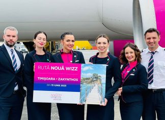 Wizz Air a deschis o nouă rută spre Zakynthos (Grecia) din Timișoara