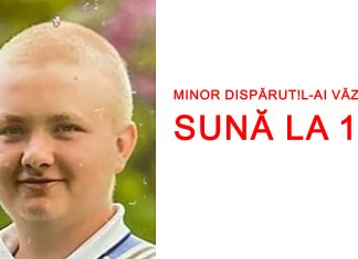 Minor dispărut! L-ai văzut? Sună la 112!