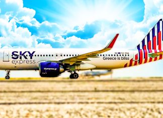 Sky Express, prima cursă aeriană din Timișoara spre Peninsula Peloponez (Grecia)