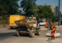 Dominic Fritz : Șantierul Stan Vidrighin este în avans față de grafic, peste jumătate din trotuare și piste sunt terminate (foto)