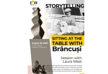 Brâncuși se așază la masă, în Cazarma U Timișoara