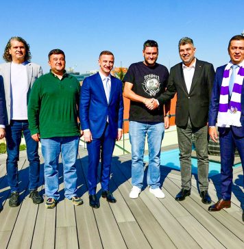 Alfred Simonis, alături de premierul Marcel Ciolacu și suporterii timișoreni, anunță demolarea stadionului Dan Păltinișanu și urgentarea pașilor pentru un nou stadion