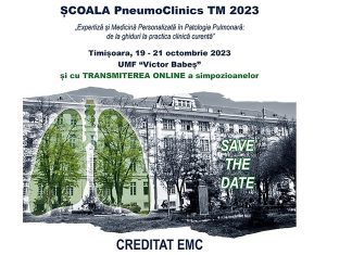 Conferință regională în domeniul pneumologiei, organizată în premieră la Timișoara. Sute de medici din vestul țării vor afla noutăți privind tratamentul principalelor boli respiratorii